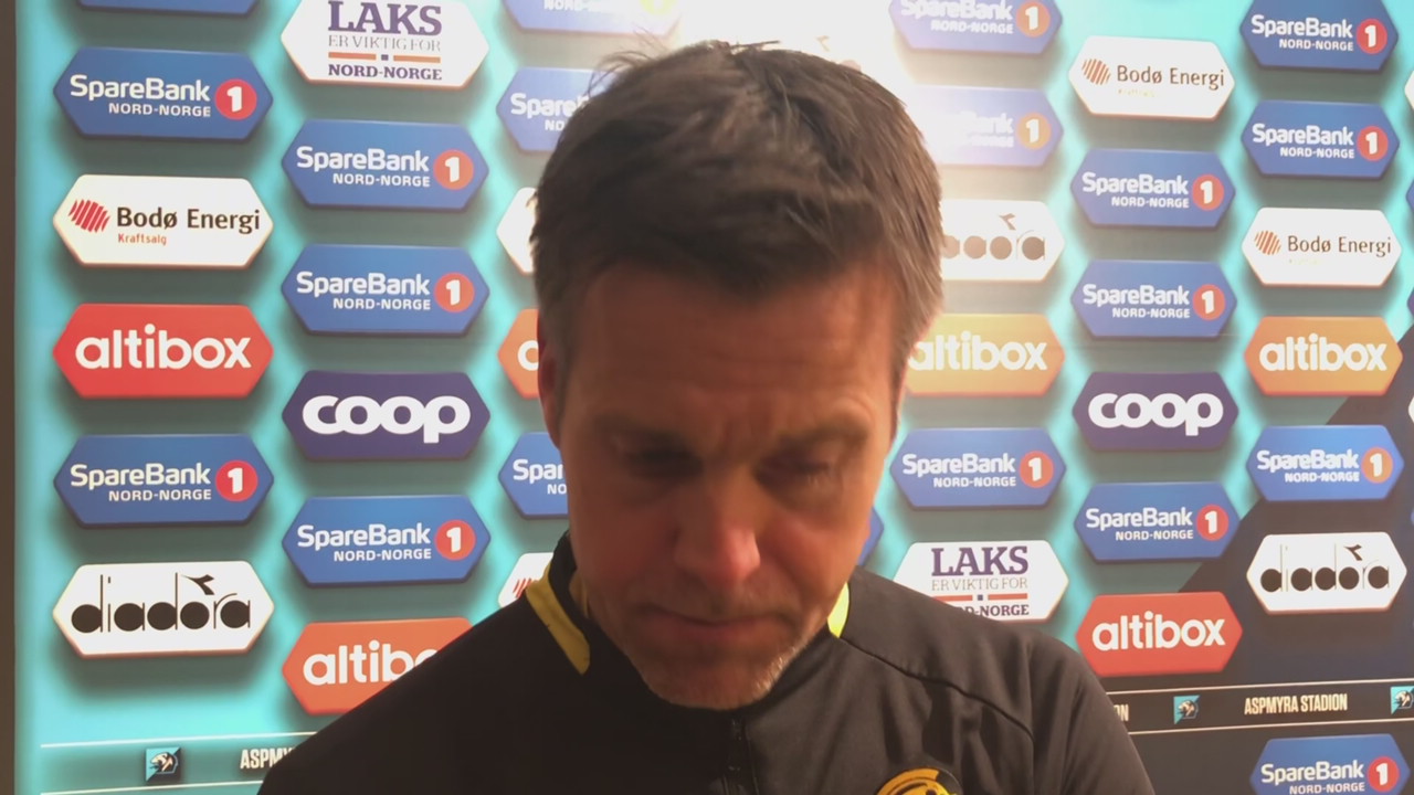 Kjetil Knutsen etter kampen mot Molde